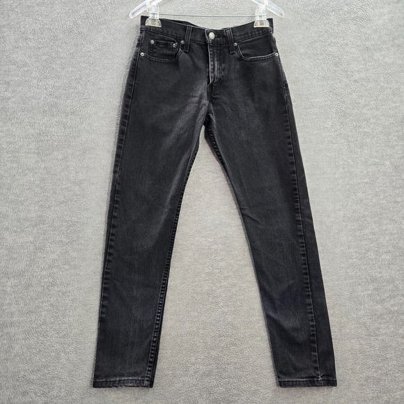Levi's 512 Men Jeans 28x30 Gray Slim Taper Mid Rise Pockets Cotton Adult - Picture 1 of 10